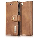 Iphone 6/6S Leather Wallet Phone Case Magnetic Back Case Protective Flip Cover with Card Slots Yellow