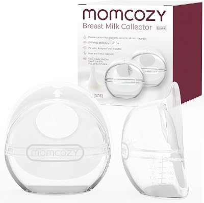 Momcozy Breast Milk Collector 90ml Capacity Leak-Resistant Fit