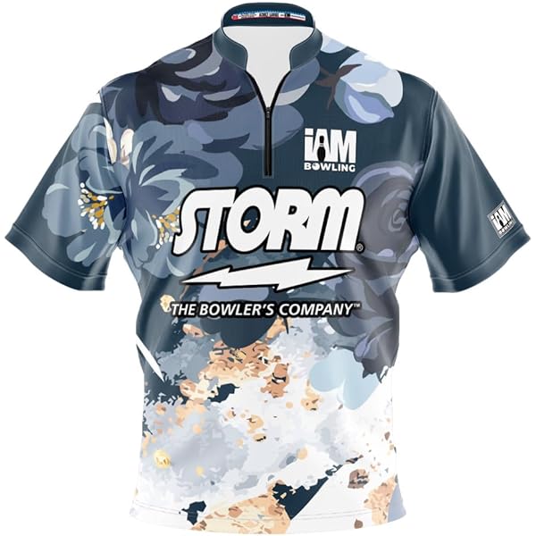 Hammer Bowling Logo Infusion Bowling Jersey With Sash Collar - India Toledo Storm Jersey