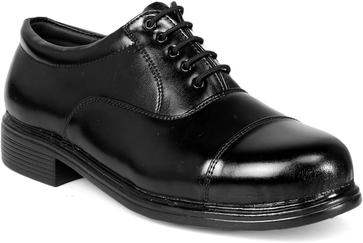 PARA COMMANDO Men�s Formal Black Police Shoe