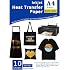 Papier Transfert Textile A4 Pour Tissus Foncés - 200 Feuilles - Madaboutink