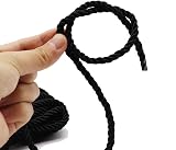 KuTi Kai 8mm Nylon Rope 10M - 32ft Durable Soft Twisted 2 Pack Black view 3
