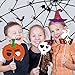 KUUQA Halloween Photo Booth Props Kit Halloween Party Decorations, Pack of 38