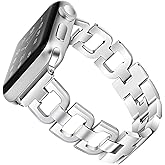 OULUCCI Compatible with Apple Watch Band 38mm 40mm 41mm 42mm 44mm 45mm 46mm 49mm, Women Strap For iwatch Series 11 10 9 8 7 6 5 4 3 2 1 SE SE2,D-Shape