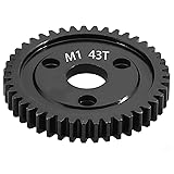 45-Tooth M1 Spur Gear 1.0 Metric Pitch, Hardened