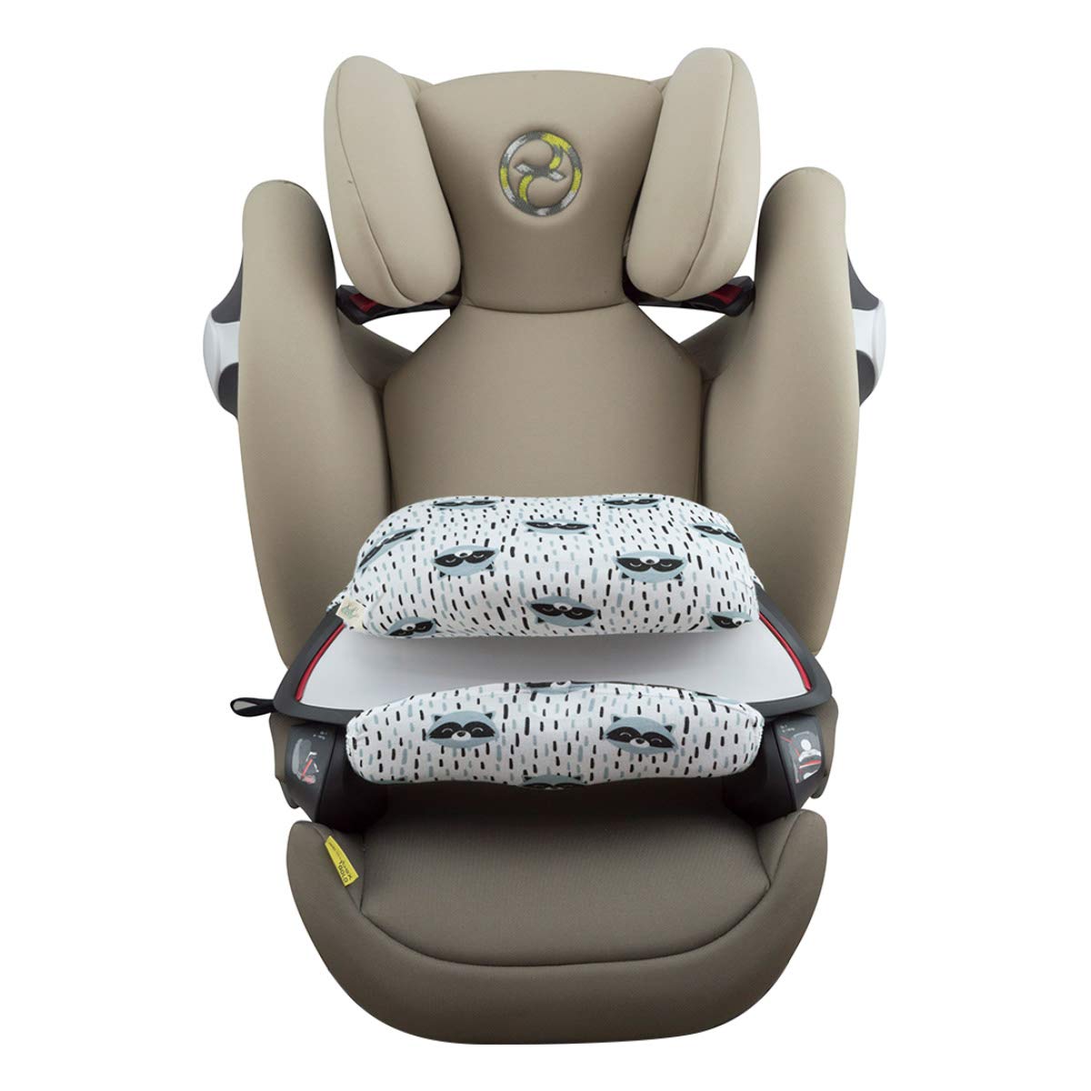 JYOKO KIDS Cover liner accessory for car seat made cotton compatible with Cybex Pallas M and Pallas B - Fix (Raccoon)