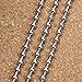 Tiparts 30 Feet Stainless Steel Ball Chains Necklace with 20pcs Connectors Clasps,Silver Bead Chain Sets (Chain Width 2mm+20pcs connectors)