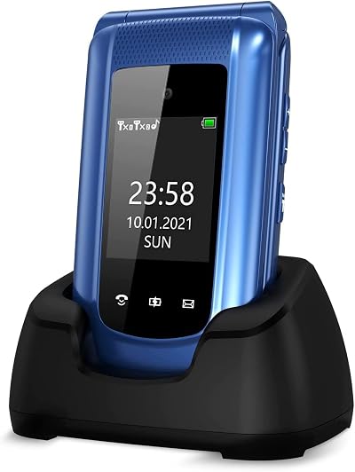 Uleway Big Button Mobile Phone for Elderly Sim Free Unlocked 2.4 display