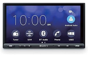 Sony XAV-AX5000 Car Stereo Double DIN Radio with Apple CarPlay, 7" Screen