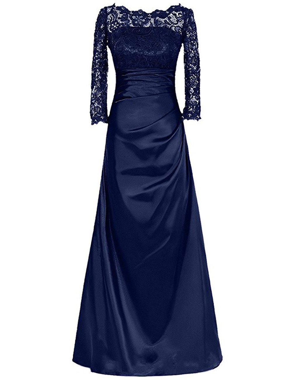 Women's Scoop High Neck Shealth Mother of The Bride Dresses Formal Gown Floor Length