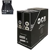 OCB 16972 Premium Slim-50 Booklets of 32 Sheets, Long Black Paper, Paper, 12 x 12 x 6 cm