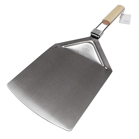 PIZZASCHAUFEL Edelstahl / Holzgriff (klappbar)