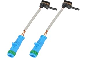 X AUTOHAUX 2pcs Car Front Rear Brake Pad Electronic Wear Sensor Indicator 2319050014 1695401617 for Mercedes-Benz C43 AMG 2017