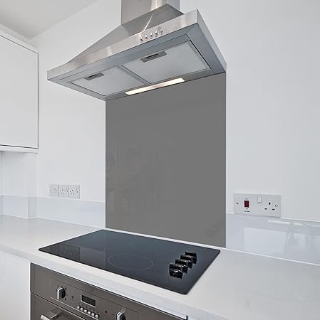 Dark Grey Kitchen Glass Splashback By Colour2glass Kitchen Home