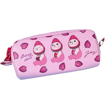 Westeng Großer Reißverschlusskasten Mäppchen hohe Kapazität Karikaturbriefpapier Tasche