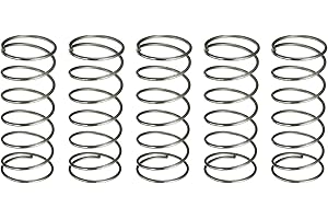 uxcell 5Pcs Compression Spring, 20mm OD, 1.2mm Wire Size, 50mm Free Length, Spring Steel Construction Extended Mechanical Com