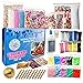 Ultimate Slime Kit for Girls and Boys | Slime Kit with Slime Supplies | Complete DIY Slime Making Kit | Includes Slime Ingredients, 10 Colors, 8 Different Add-Ins | Colorful Slime Kits for Family Fun