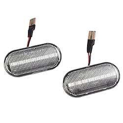 2pcs Dynamic LED Side Marker Lights 12V Flowing