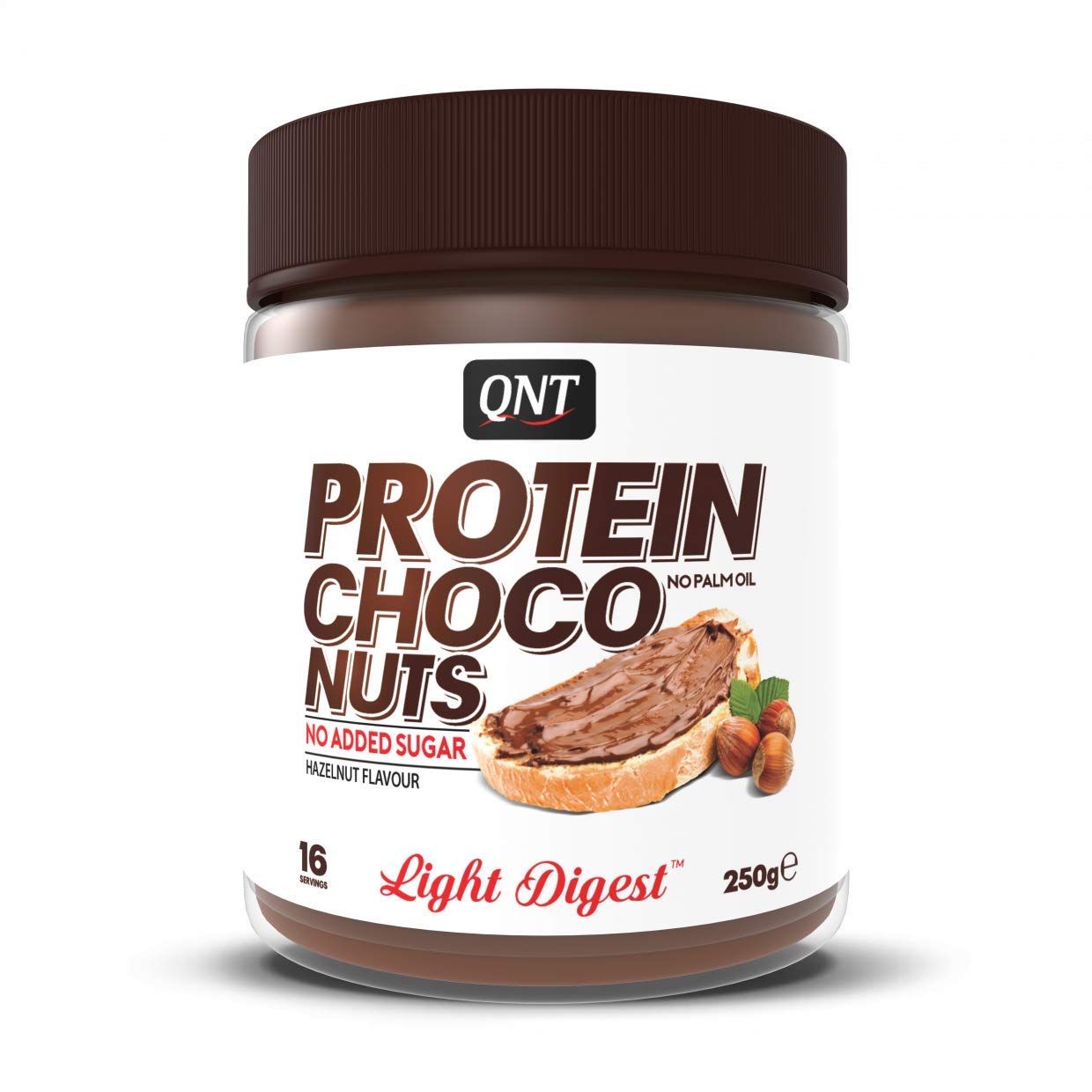 Buy QNT PROTEIN CHOCO NUT PROTEIN HAZELNUT SPREAD 250 Grams (Low Sugar