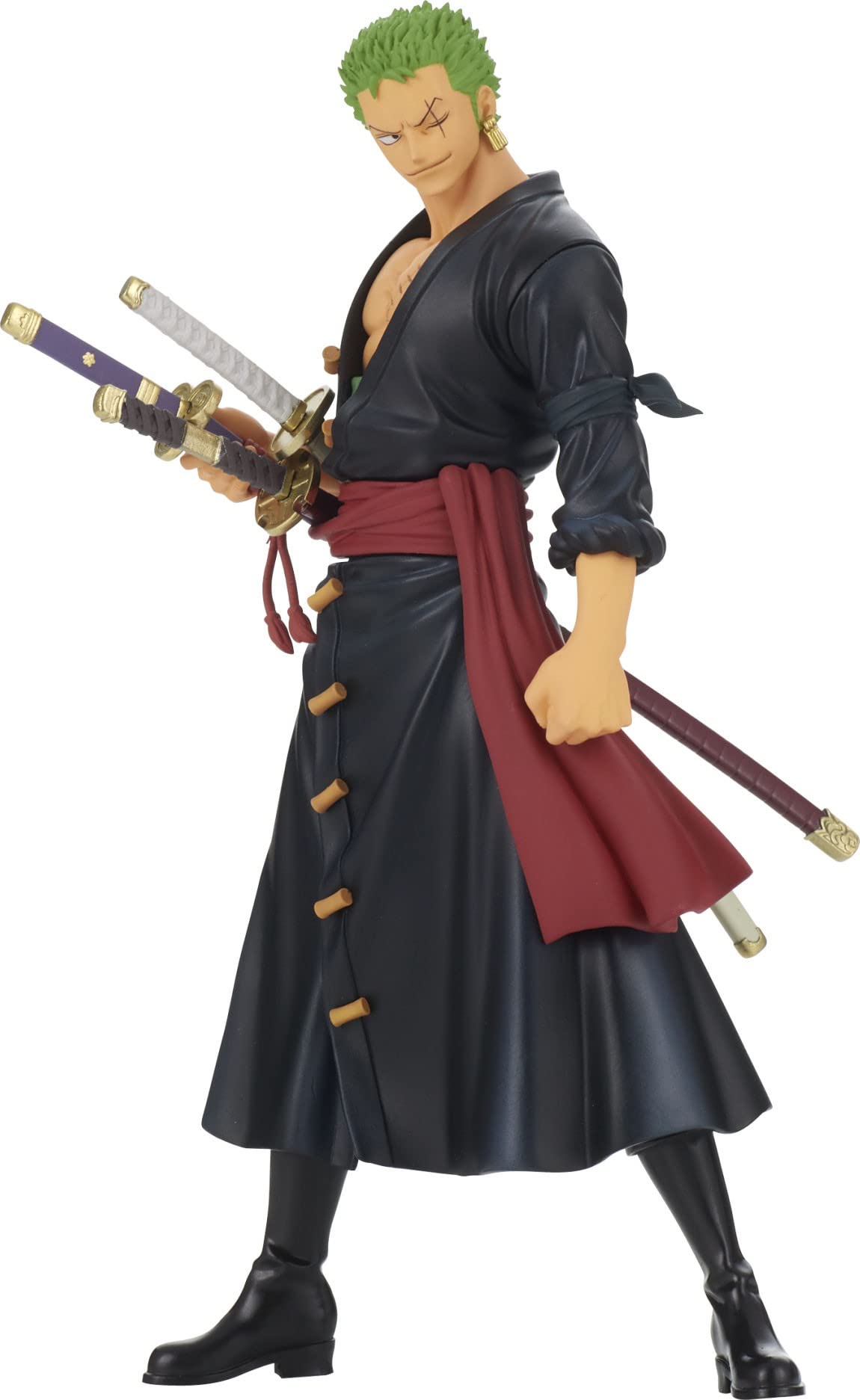 Banpresto ONE PIECE - Wano Kuni Zoro - Figurine DXF Grandline 17cm Vol.13, BP17758