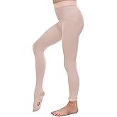 Tottog Girls Ballet Dance Convertible Tights, Toddler Kids Ballerina Ultra Soft Stretchy Transition Stockings