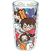 Tervis Made in USA Double Walled Harry Potter - Group Charms Insulated Tumbler Cup Keeps Drinks Cold & Hot, 10oz Wavy, Unlidded