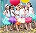 Girls' Fluffy Tulle Pleated Tutu Skirt Princess Ballet Dance Pettiskirt Tiered