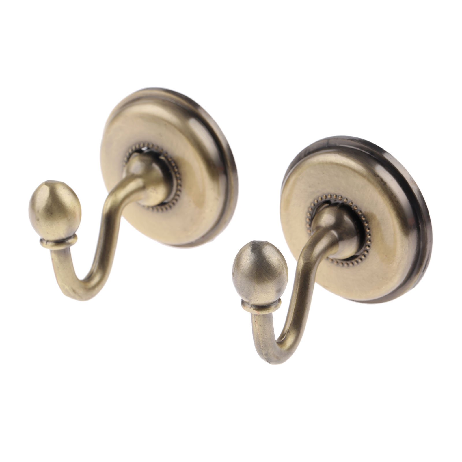 2Pcs Bronze Window Curtain Drapery Tieback Door Wall Tassel Hooks Holder Hanger Room Decor With Screws