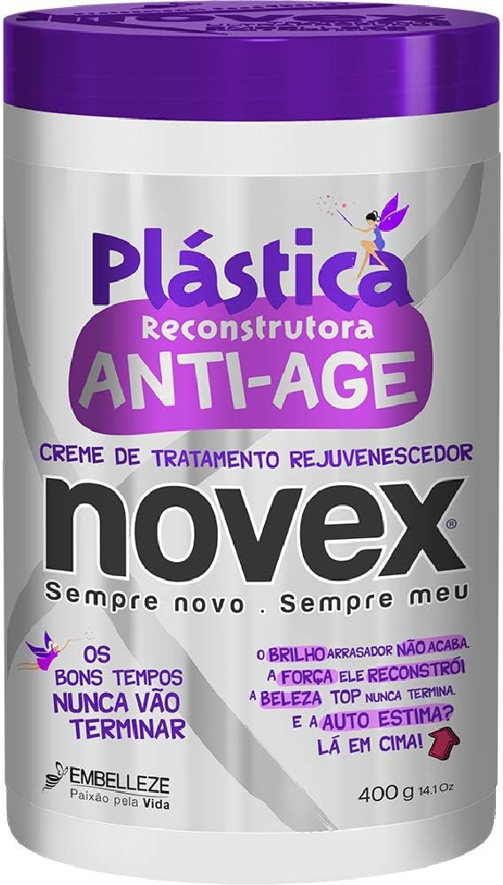 Embelleze Novex Recovering Mix Hair Care Treatment Cream - 14.1 Oz | Embelleze Novex Mix Restaurador Creme de Tratamento Capilar - 400 g