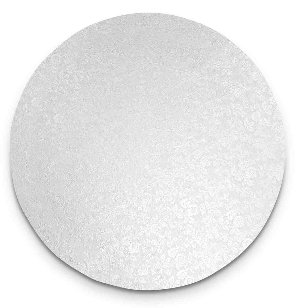Staedter Extra Strong Round Cake Board, White, 25 cm