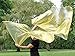 GOLD METALLIC Angel Wing from Catch the Fire Worship Flags, Praise & Worship Dance Flags, Prophetic Worship, Christian Dance in Church, Beautiful Single Layer, (2 ct), Flexible Poles