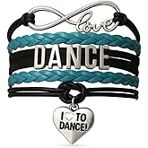 Infinity Collection Dance Bracelet- Girls Dance Jewelry - Gift For Dance Recitals, Dancers and Dance Teams