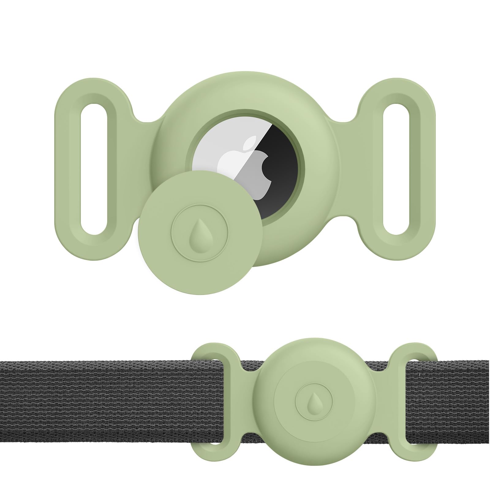 Meliya Airtag Case 1st/2nd for Dog Cat Collar, Waterproof Apple Airtag Protective Holder GPS Tracking Finder for Pet, Silicone Case for Dog Collar Cat Loop Holder Pet Accessories — image 1