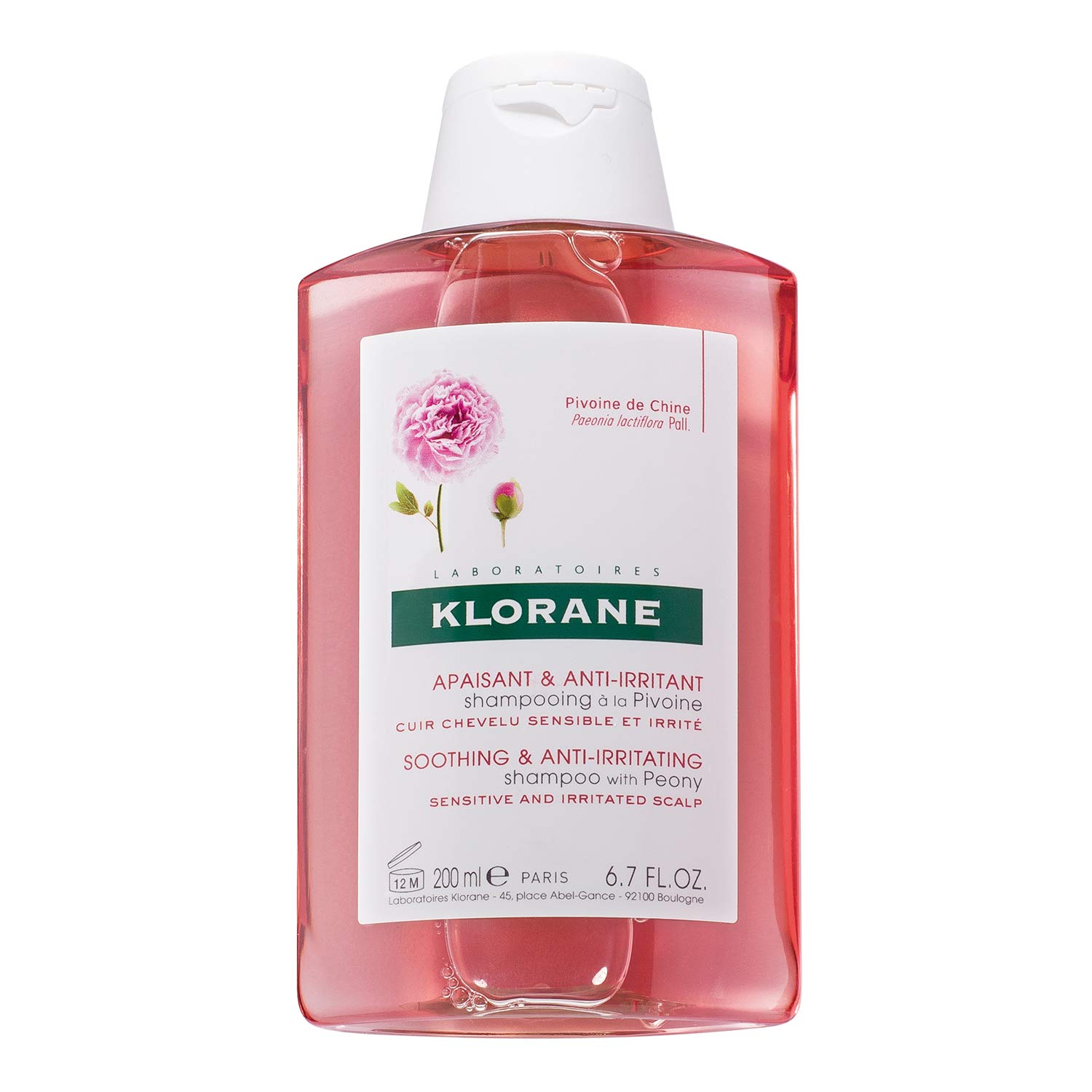 Klorane Shampoo with Peony, Soothing Relief for Dry Itchy