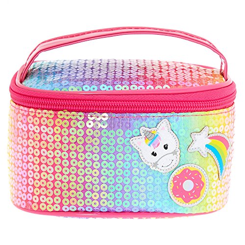 Claire's Club Girl's Rainbow Unicorn Makeup Bag - S