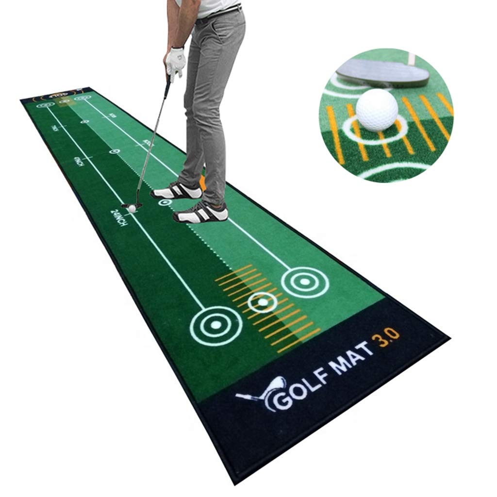 green golf mat