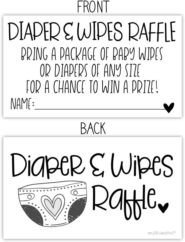 diaper and wipes raffle