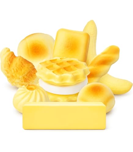 2 Squishy Petits Pains Hawaïens – Anti-stress à Montée Lente, Sans Parfum – Cadeau Relax Pour Ados Et Adultes