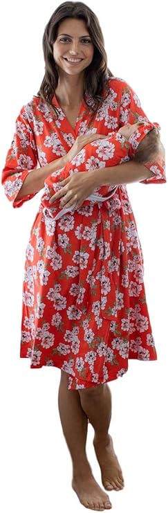 mommy and me delivery robe and swaddle