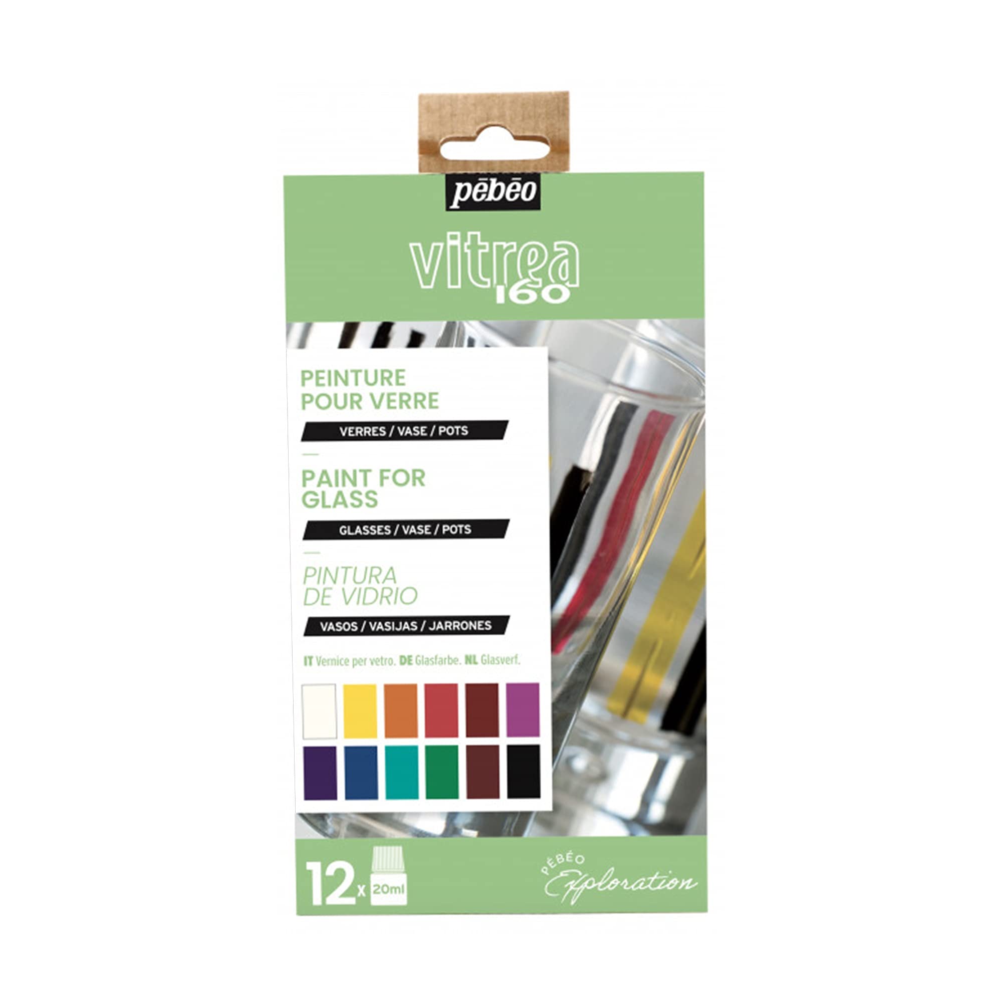 PEBEO V160 Explorer Set, Assorted, 12X20ML (757461)