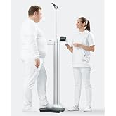 Seca 777 Medical Scale &ndash; Professional Physician Scale - Accurate Weight with Consistent Results and BMI - Eye Level Height Rod and Tilt Proof Safety - Weight Capacity 550 lbs / 220 kg