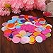 DECORA 1.2 Inch 2000 Pieces Multicolor Circle Paper Confetti for Party Wedding Decorations