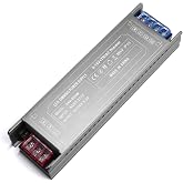 VOEWT Dimmable LED Driver,200 Watts Power Supply 85V-277V AC to 24V DC Converter,Quiet and Small Transformer Low Voltage Output for Strip Light