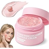 PDRN Collagen Capsule Cream 4-in-1 Hydrating Brightening Moisturizer 1.69oz | 4-in-1 Capsule Formula, 24H Deep Hydration, Brighter Firmer Look, Lightweight Gel Texture, Gentle for All Skin Types, 1.69oz