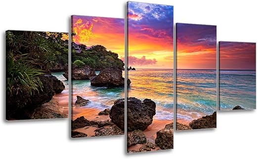 Piy Painting Kunstdruck Auf Leinwand 5 Stuck Leinwanddrucke