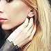 OREOLLE Jewelry Fashion Angel Wings Ear Crawler Cuff Earrings Cubic Zirconia Ear Stud Earrings Jackets