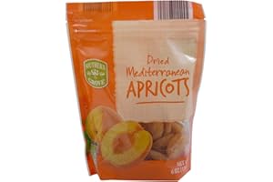 Southern Grove Naturally Flavored Packaged Dried Fruit (Mediterranean Apricots, One 6oz Bag)