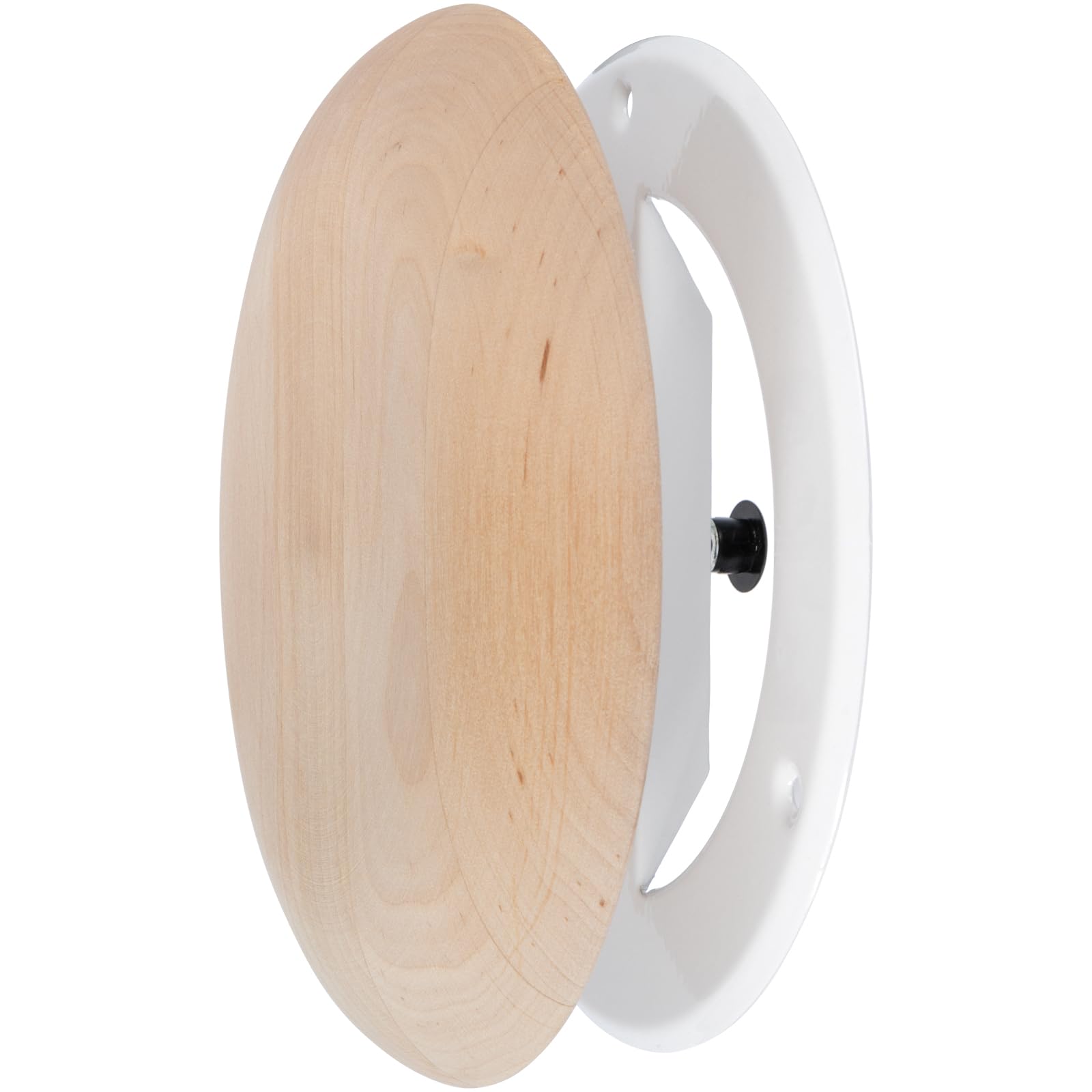 Photo 1 of HVAC OV Ø4 Inch Round Sauna Vent Air Diffuser - Adjustable Black Alder Wood Air Supply Cover - Universal Diffuser - Air Intake Sauna Accessories, Vent Covers for Home Sauna, Indoor Sauna, Steam Sauna