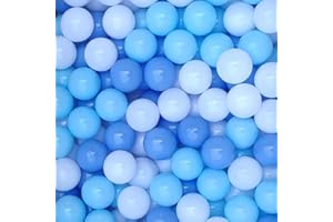 Dekeyoo Ball Pit Balls Pack of 100 - BPA Free, Crush Proof Plastic Balls for Ball Pit, Tent, Playhouse, Children's Toy Balls for Party, Macaron Ocean Balls 2.15 Inch