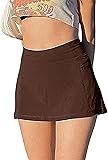Meladyan Women Sexy Micro Skirt Lining Shorts